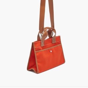 Rue De Vernueil orange reporter M bag NWOT